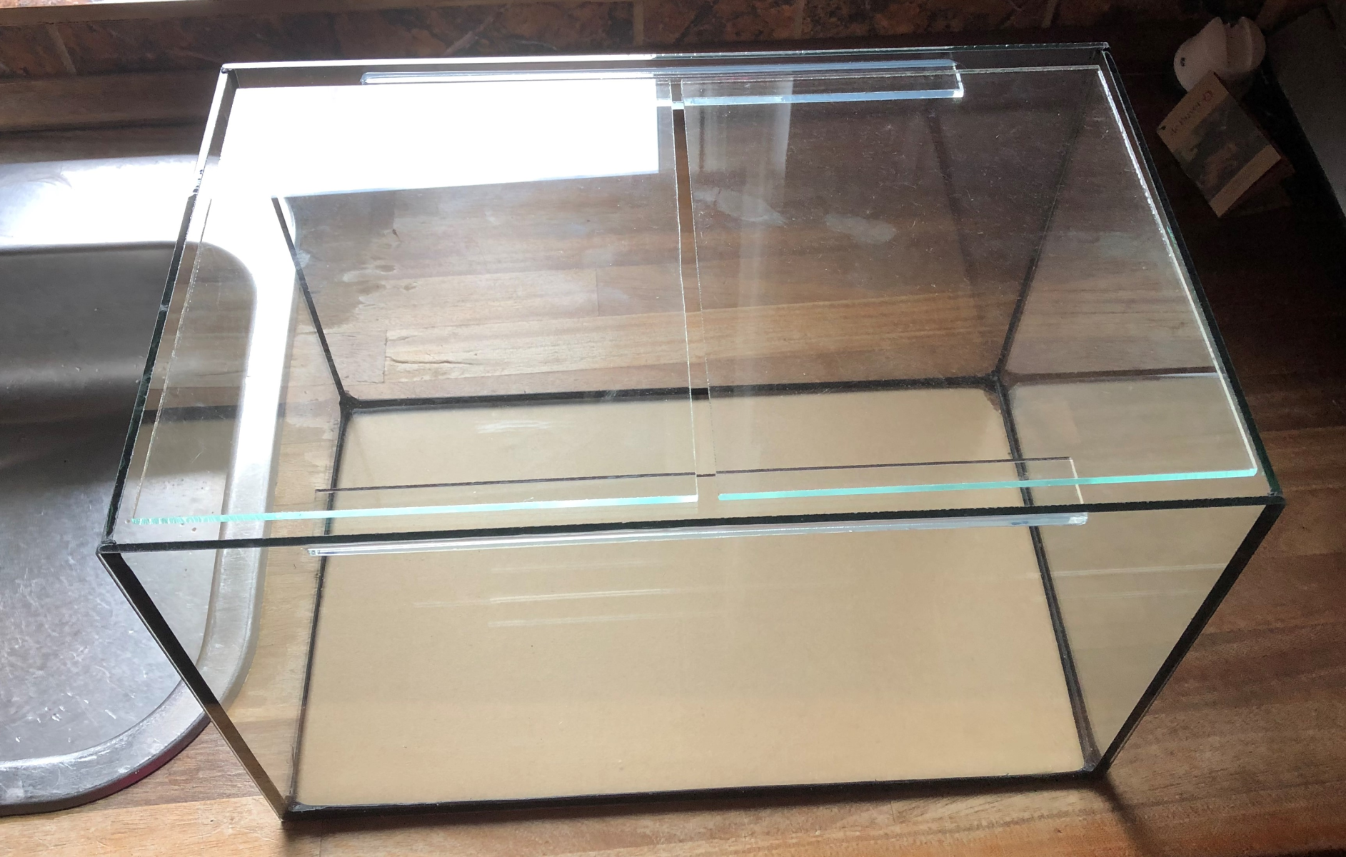 Here is my latest aquarium during unboxing.