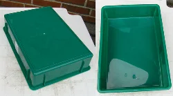 The starting point is a low crate.
