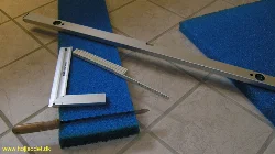 It is important to cut the mat accurately - a Rockwool knife is particularly suitable for cutting.
